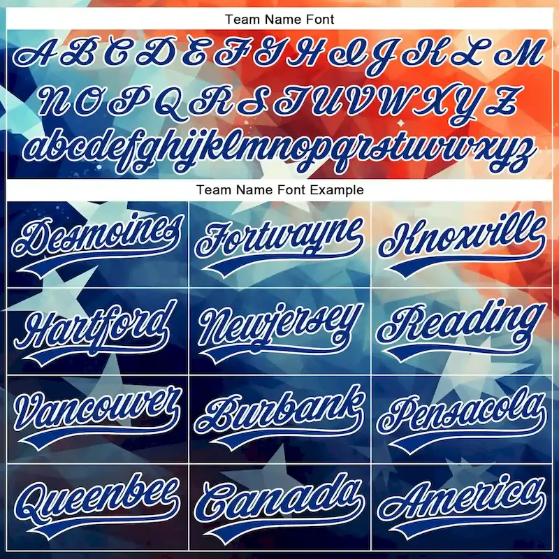 3DPattern3211-3.webp Custom Red Royal-White 3D American Flag Patriotic Authentic Baseball Jersey - Image 4