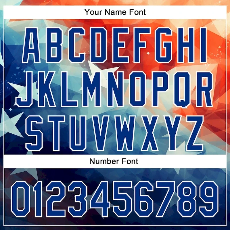 3DPattern3211-4.webp Custom Red Royal-White 3D American Flag Patriotic Authentic Baseball Jersey - Image 5