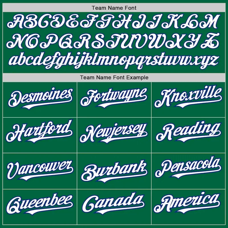 ArmShapes0080-4.webp Custom Kelly Green White-Royal 3 Colors Arm Shapes Authentic Baseball Jersey - Image 5