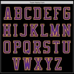 Custom Black Purple-Gold Bomber Varsity Letterman Zipper Jacket - Image 4