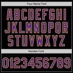 Custom Black Purple-Gold Bomber Varsity Letterman Zipper Jacket - Image 5