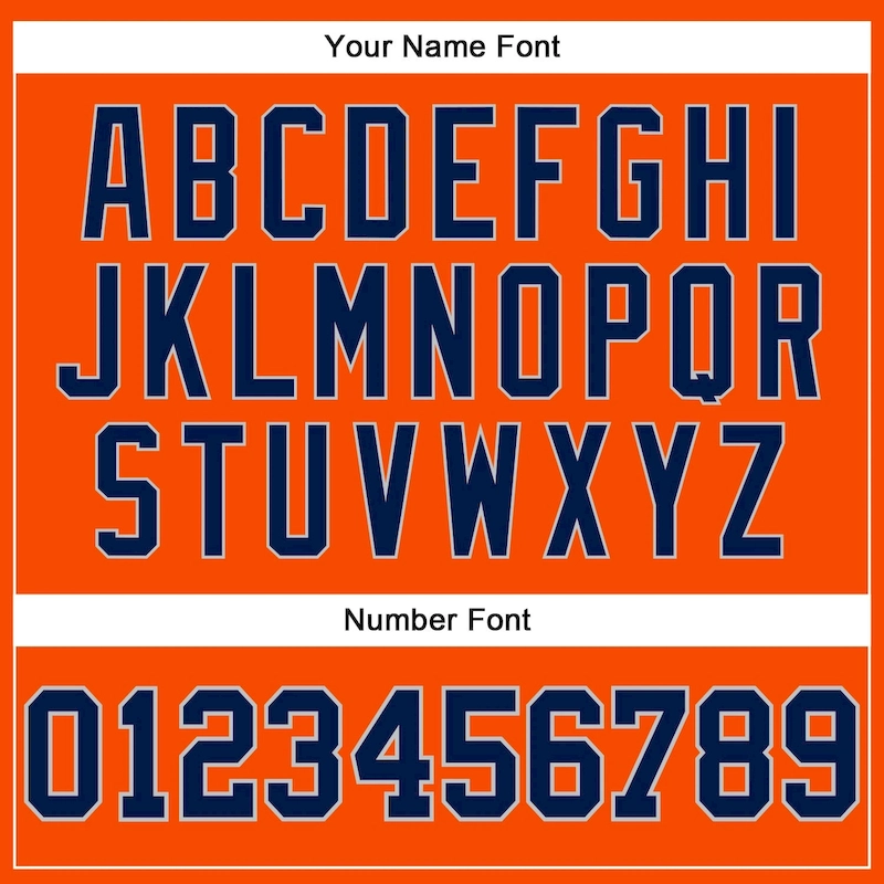 Orange0304-3.webp Custom Orange Navy-Gray Authentic Throwback Basketball Jersey - Image 4