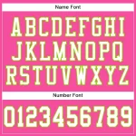 Custom Pink White-Neon Green Mesh Authentic Football Jersey - Image 4