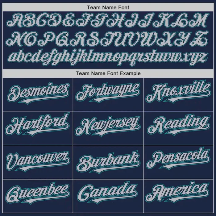 Custom Navy Gray-Teal Authentic Raglan Sleeves Baseball Jersey - Image 4