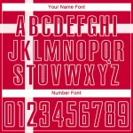 Custom Red Red-White Sublimation Danish Flag Soccer Uniform Jersey - Image 5