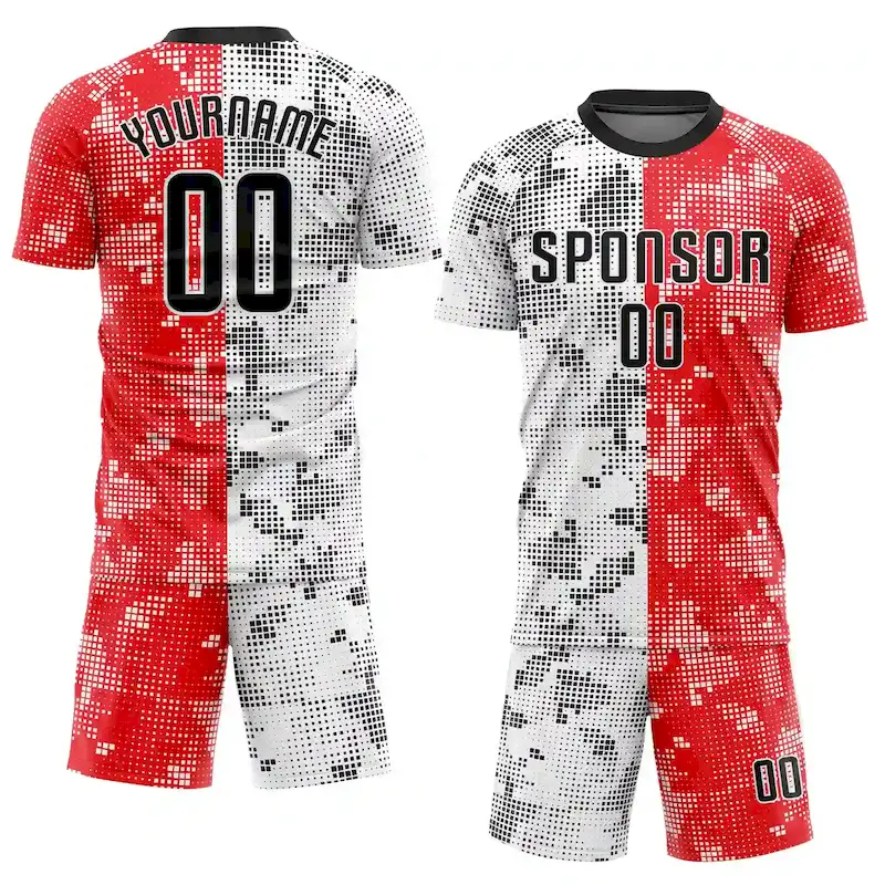 Soccer0470-1.webp Custom Red Black-White Sublimation Soccer Uniform Jersey - Image 2