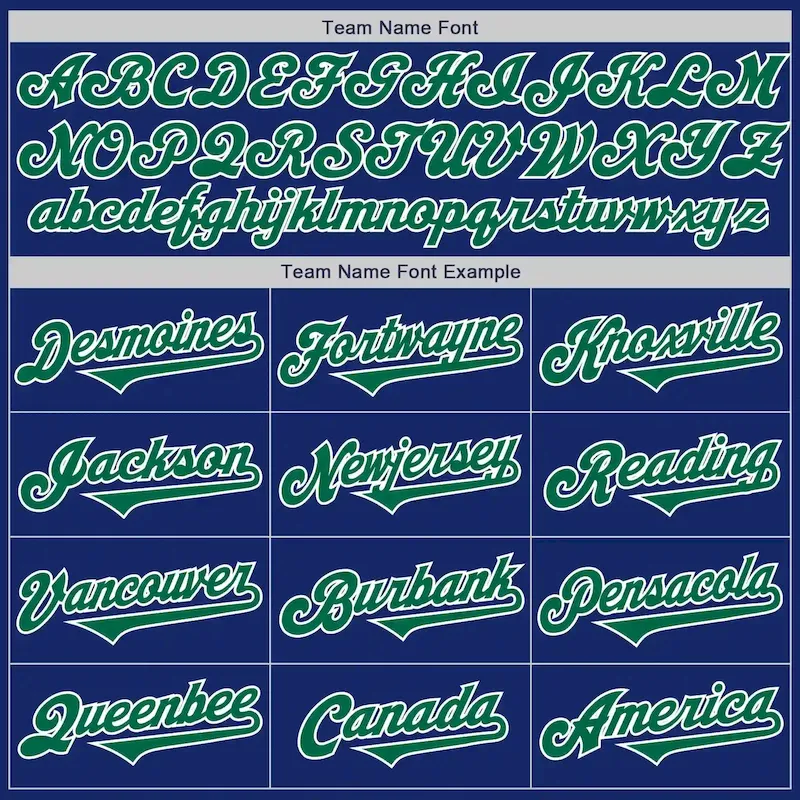 TwoTone0109-3.webp Custom Royal Kelly Green-White Authentic Two Tone Baseball Jersey - Image 4