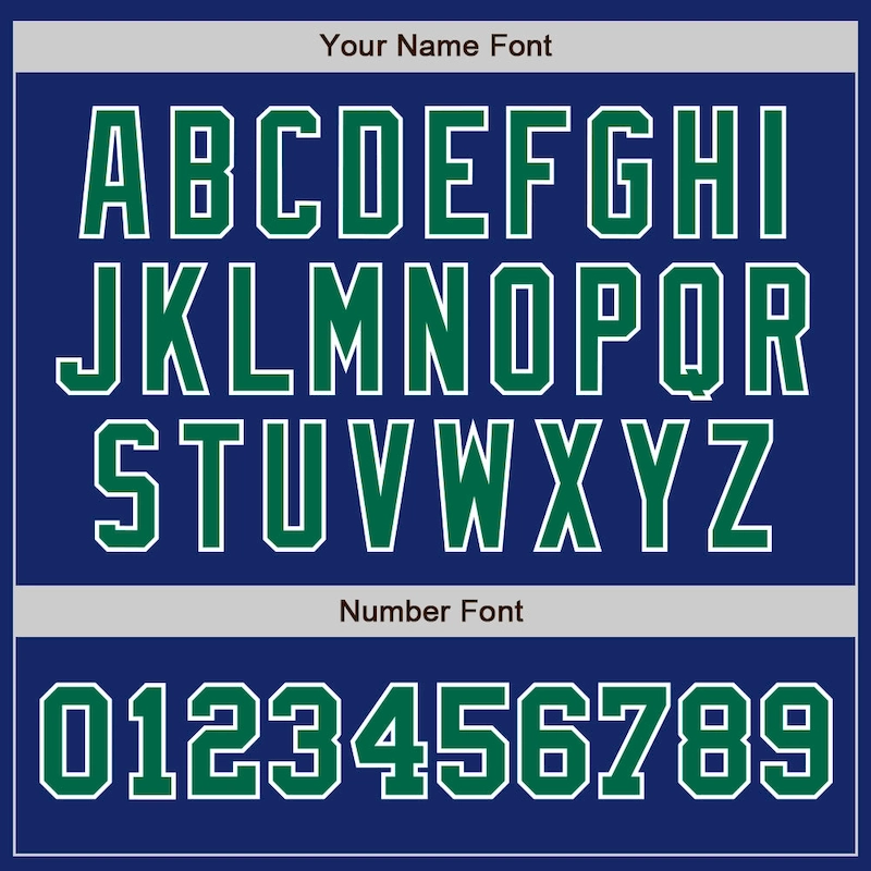 TwoTone0109-4.webp Custom Royal Kelly Green-White Authentic Two Tone Baseball Jersey - Image 5