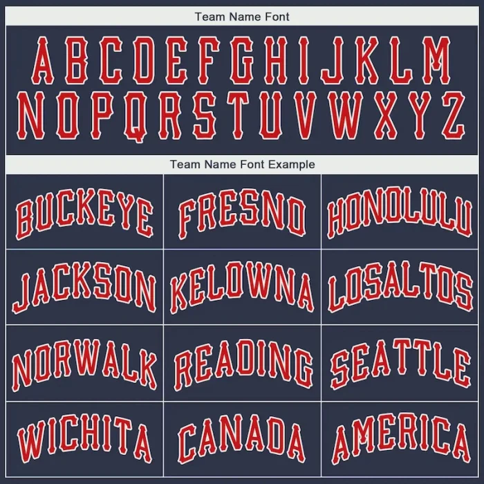 Custom Navy Red-White Performance T-Shirt - Image 4
